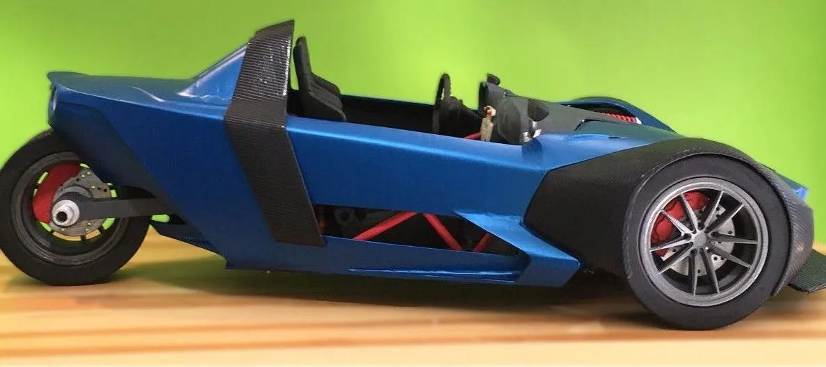 Functional scale model prototype created by Lezar3D